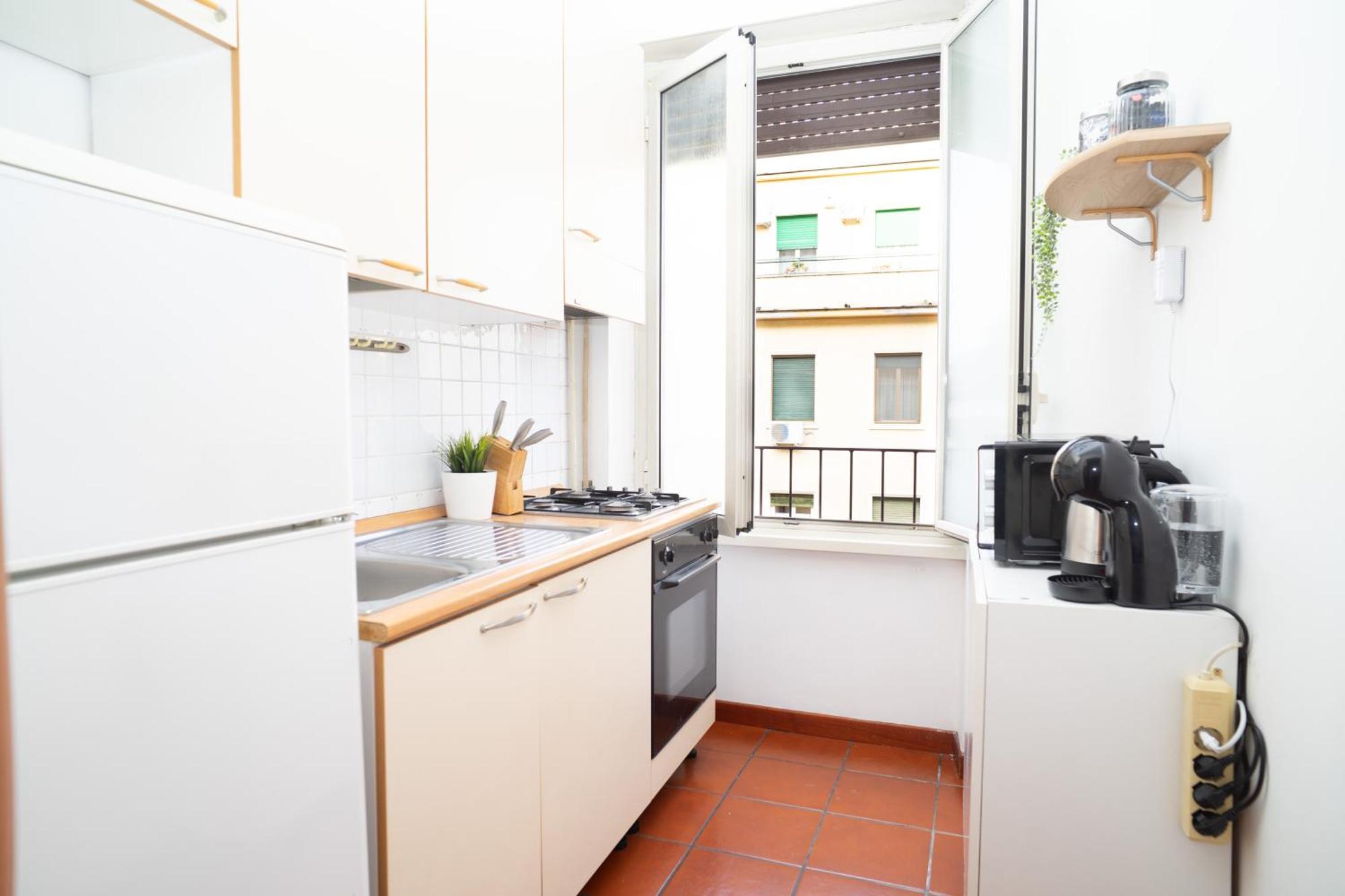 Modern And One-bedroom, 10 Min From Colosseum Apartamento *